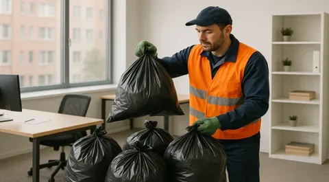 Уборка и вывоз мусора после мероприятий в Клинцах в октябре